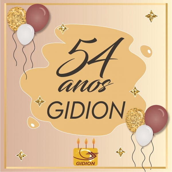 Gidion faz 54 anos de história
